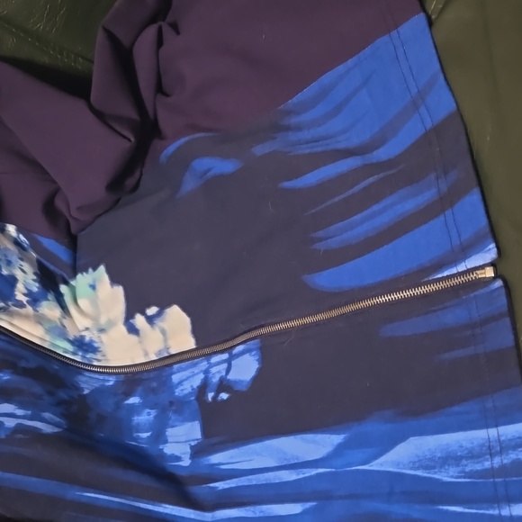 Weekends by Chico's Duoset "Floral Watercolor" in Cools - Picture 6 of 11